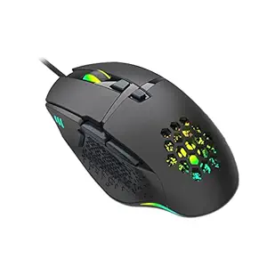 CLAW Dawon Wired Gaming Mouse, 6400 DPI with 8 Programmable Buttons via Customization Software and 6 RGB Backlight Modes for PC & MAC