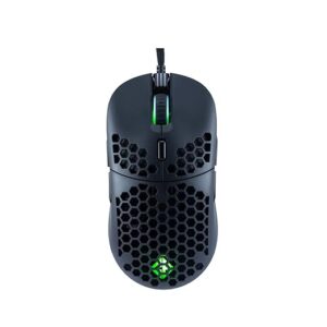 Cosmic Byte Kilonova 3325IC RGB Wired Gaming Mouse with Pixart 3325 Sensor, Ultra Lightweight 73grams, Adjustable Weights, Paracord Cable, Replaceable Top Cover and Side Buttons (Black)