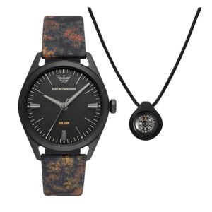 Emporio Armani Reset Analog Black Dial Men's Watch-AR80056