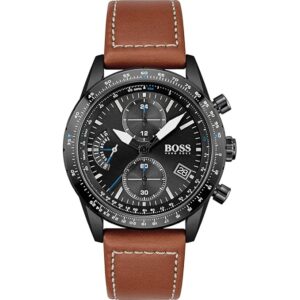 Hugo Boss Pilot Edition Chrono Analog Black Dial Men's Watch-1513851
