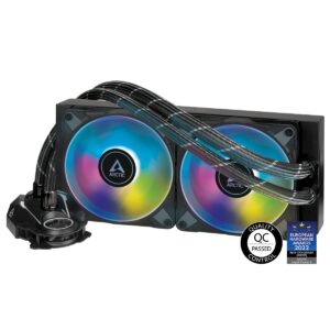 ARCTIC Liquid Freezer II - Multi Compatible All-in-One CPU AIO Water Cooler, Fan Speed: 200-1700 RPM (Liquid Freezer II 240 A-RGB) - ACFRE00093A