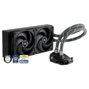 ARCTIC Liquid Freezer II - Multi Compatible All-in-One CPU AIO Water Cooler, Compatible with Intel & AMD, Efficient PWM Controlled Pump, Fan Speed: 200-1700 RPM (Liquid Freezer II 240)