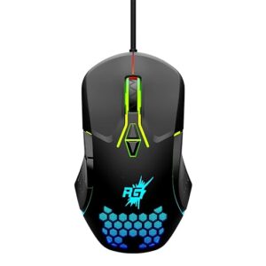 Redgear A-15 Wired Gaming Mouse with Upto 6400 DPI, RGB & Driver Customization for PC(Black)