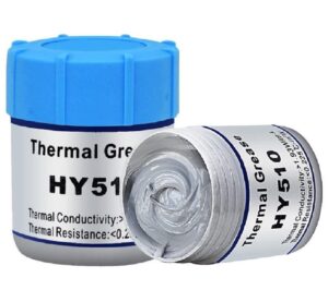 FEDUS 10g Grey Heat Sink Compound Thermal Silicon Conductive Grease Paste for PC CPU GPU Chipset Ovens Cooling Pack of Two