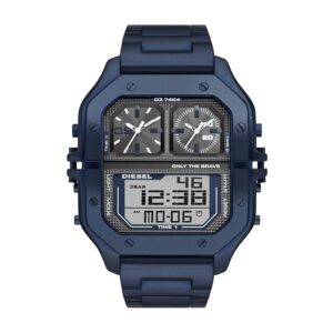 Diesel Clasher Digital Grey Dial Men's Watch-DZ7464