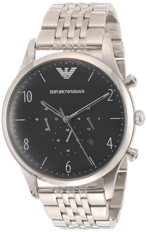 Emporio Armani Beta Analog Black Dial Men's Watch-AR1863