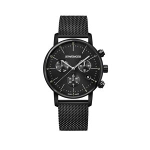 Wenger Swiss Made Urban Classic Chrono Chronograph Black Dial Men's Watch-01.1743.116