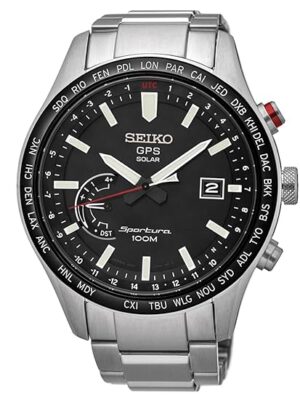 Seiko Analog Black Dial Men's Watch-SSF003J1