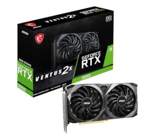 MSI GeForce RTX 3050 Ventus 2X 8G OC 8GB GDDR6 128-bit Gaming pci_e Graphic Card