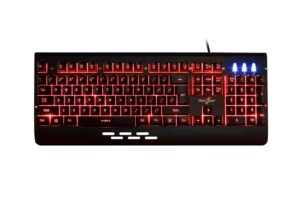 Redgear Blaze 7 Colour Backlit Wired Gaming Keyboard with Full Aluminium Body Windows Key Lock