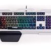 Cosmic Byte CB-GK-06 Galactic Wired Gaming Keyboard with Aluminium Body, 7 Color RGB Backlit with Effects, Anti-Ghosting (Black/Silver)