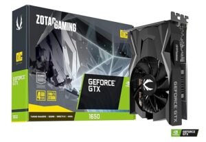 Zotac Gaming Geforce GTX 1650 OC 4GB GDDR6 Memory Graphics Card (pci_e)